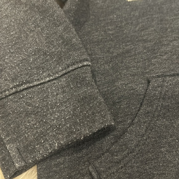 Old Navy Dark Gray Zippered Hoodie Size 4T - Picture 3 of 6